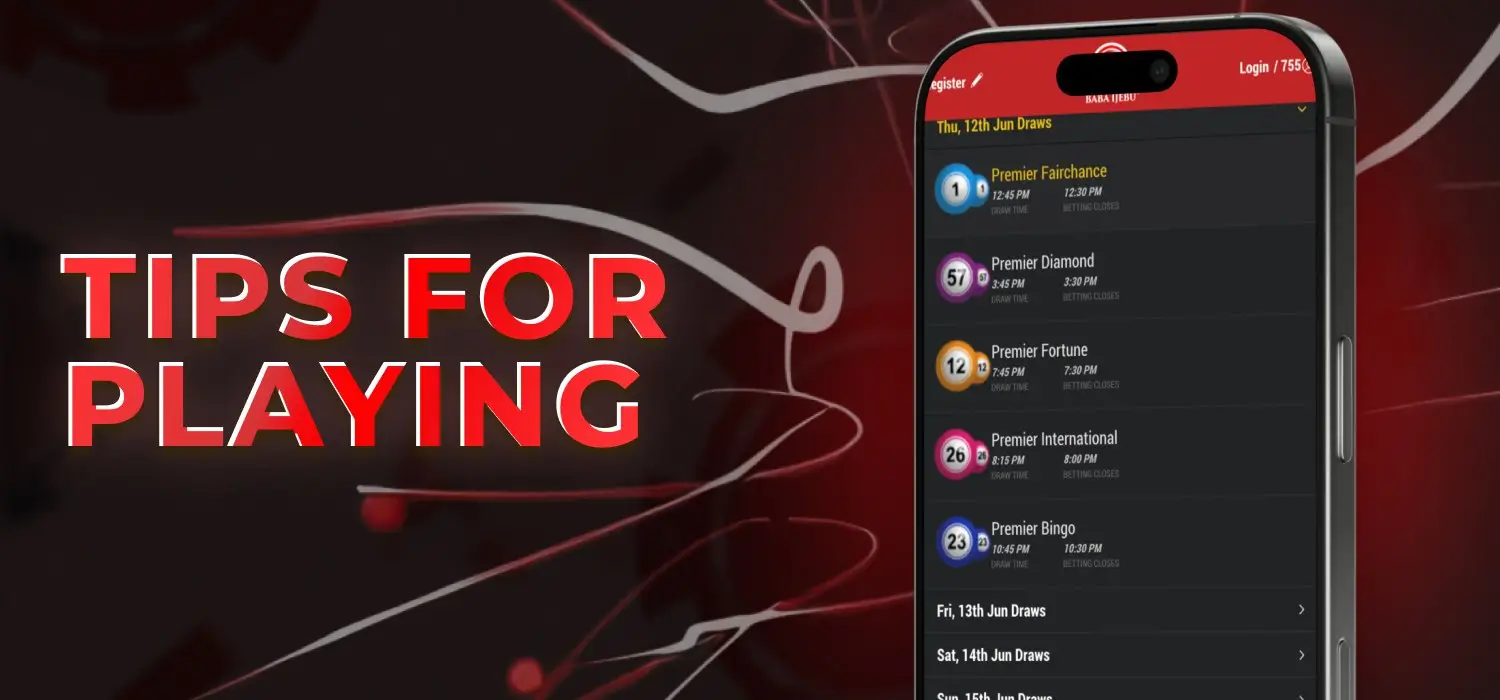 tips for playing in game loto